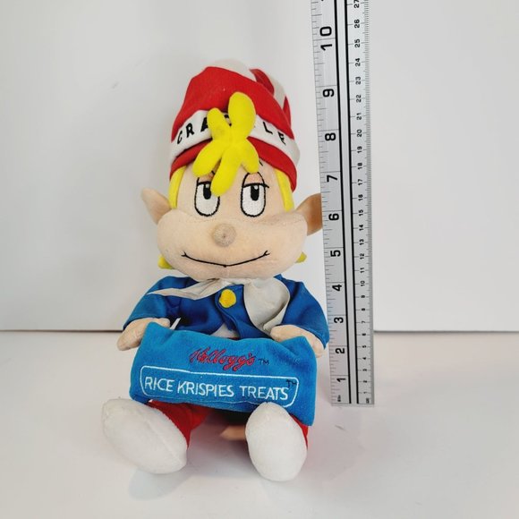VINTAGE 1999 Kellogg's Rice Krispies Treats "Crackle" Plush Stuffed Animal Toy - Picture 7 of 8